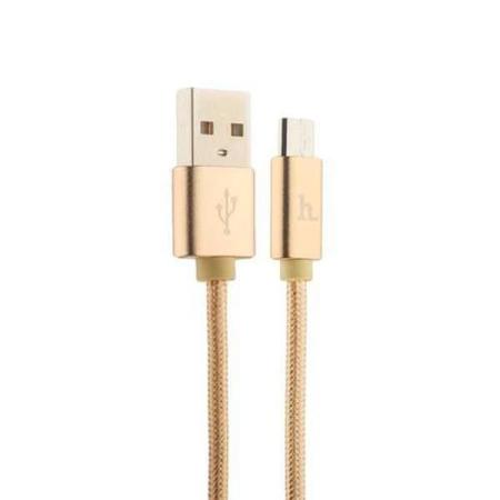 USB кабель HOCO X2 Knitted micro tarnish