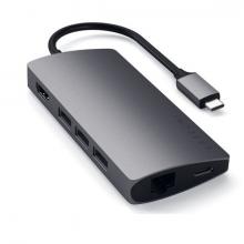 USB-концентратор Satechi Aluminum Multi-Port Adapter V2, Space Gray