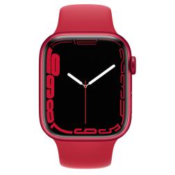 Apple Watch S7 45mm Red Aluminum Case / Red Sport Band