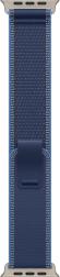 Apple Watch Ultra 3 (2025) 49mm Natural Titanium Case with Blue/Bright Blue Trail Loop (S/M)