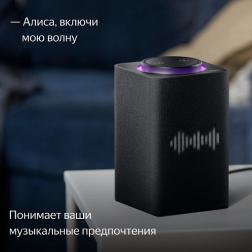 Умная колонка Яндекс Станция Макс с Алисой, с Zigbee, черный, 65Вт (YNDX-00052K)