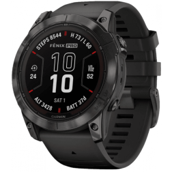 Garmin Fenix 7X Pro Sapphire Solar Carbon Gray DLC Titanium / Black Band