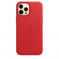 Кожаный чехол MagSafe для iPhone 12 Pro Max, (PRODUCT)RED