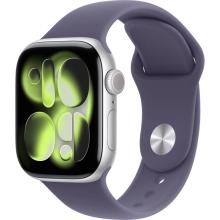 Apple Watch Series 11 42mm Silver Aluminum Case with Purple Fog Sport Band