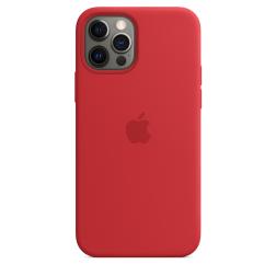 Силиконовый чехол MagSafe для iPhone 12 и iPhone 12 Pro, красный цвет (PRODUCT)RED