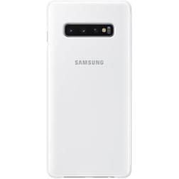 Чехол книжка View Led на Samsung s10+ ( Silver)